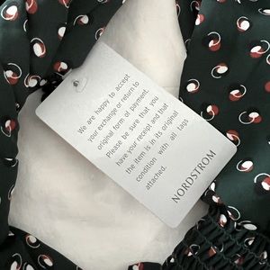 Long Sleeve Dark Green Max Studio Wrap Dress